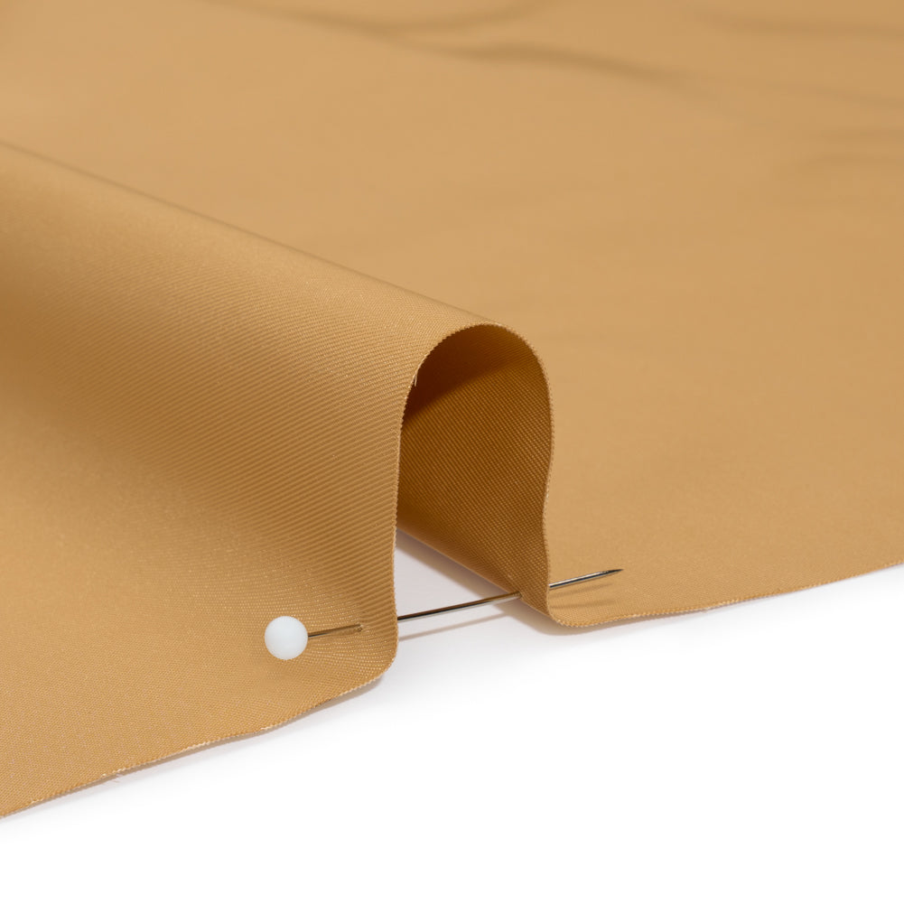 Water-Resistant Polyester Twill - Dark Beige - Fisher Collection Folded