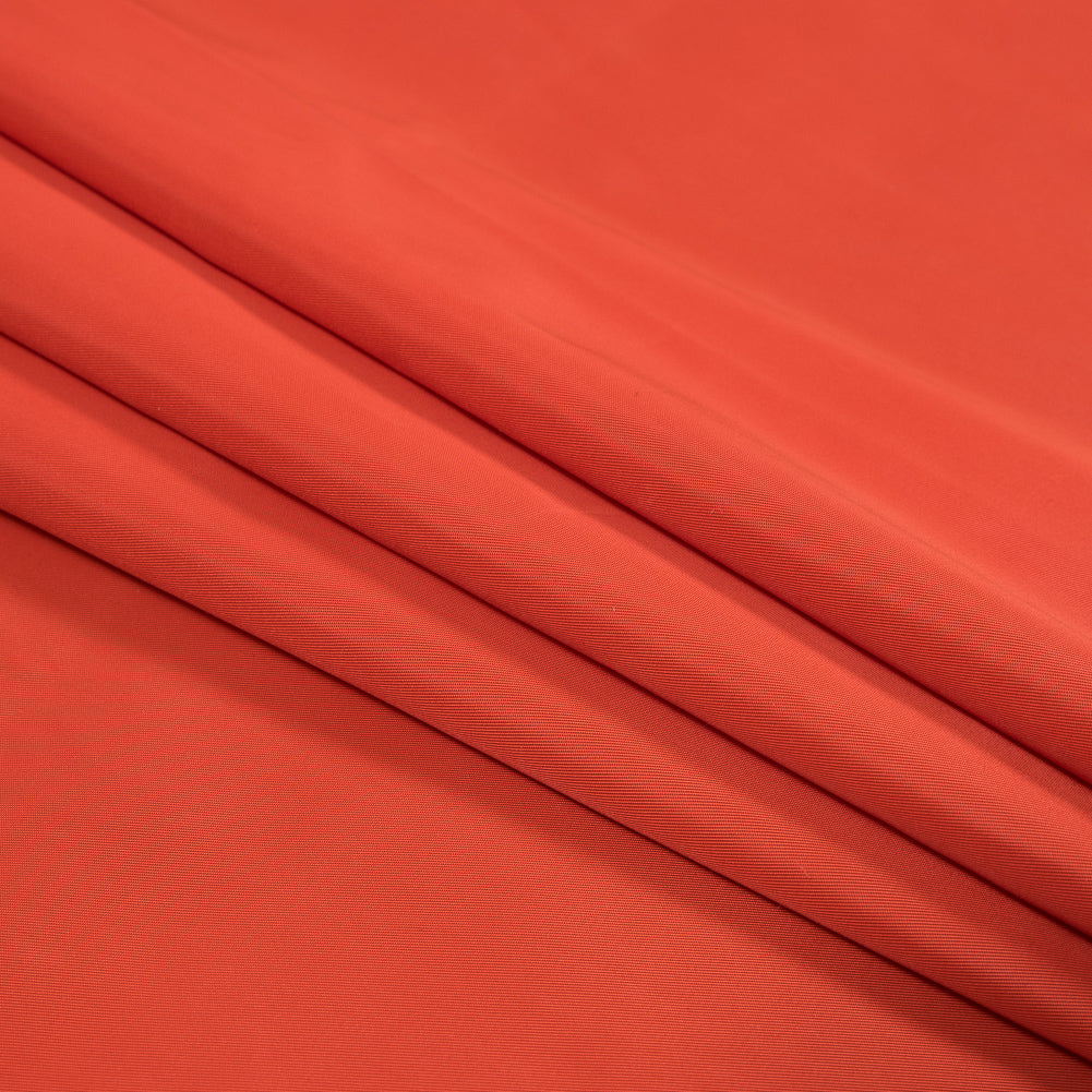 Water-Resistant Polyester Twill - Red Orange - Fisher Collection Folded