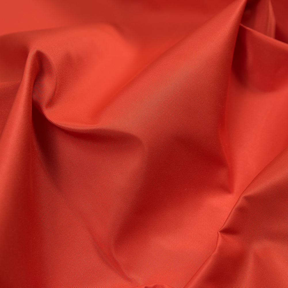 Water-Resistant Polyester Twill - Red Orange - Fisher Collection Detail