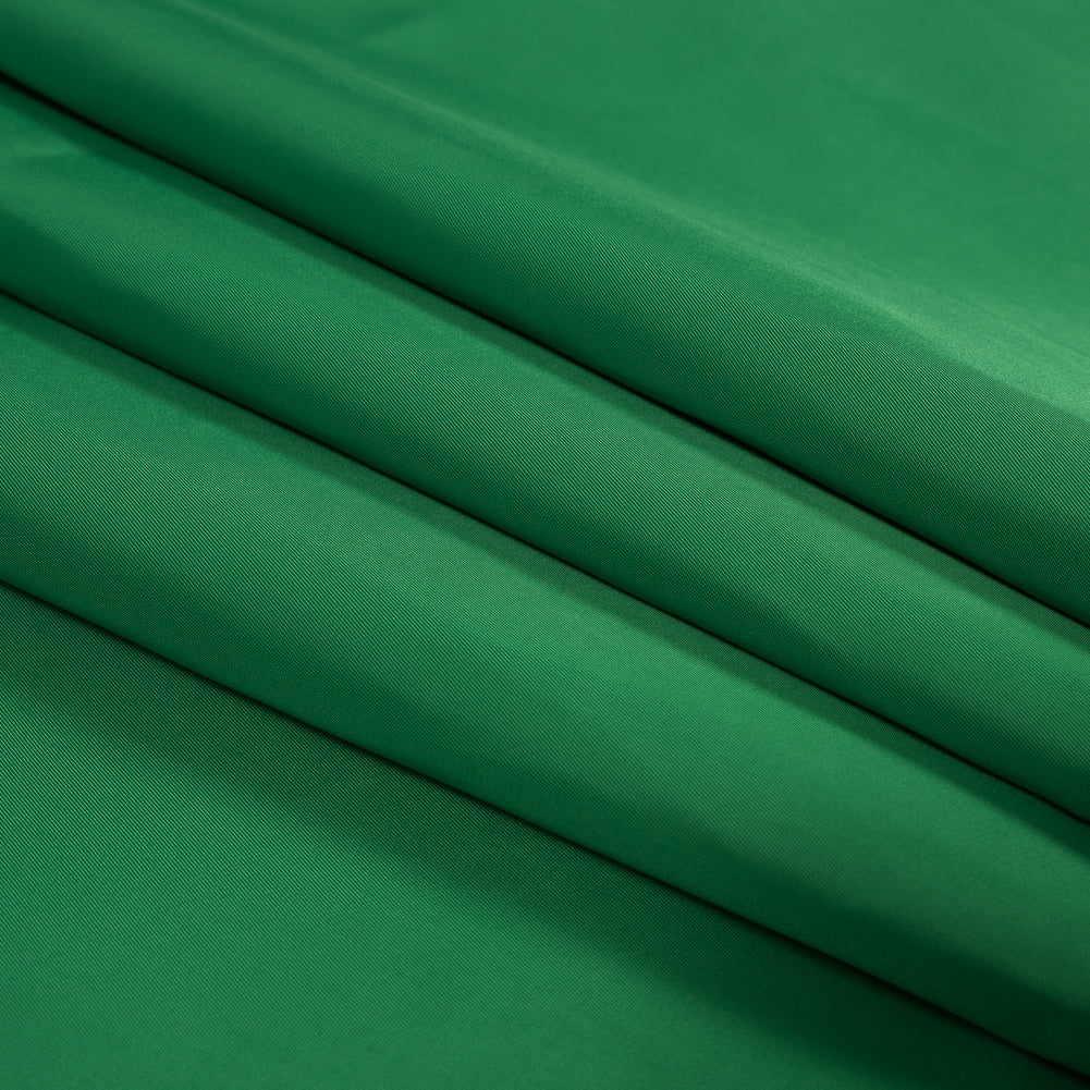 Water-Resistant Polyester Twill - Grass Green - Fisher Collection Detail