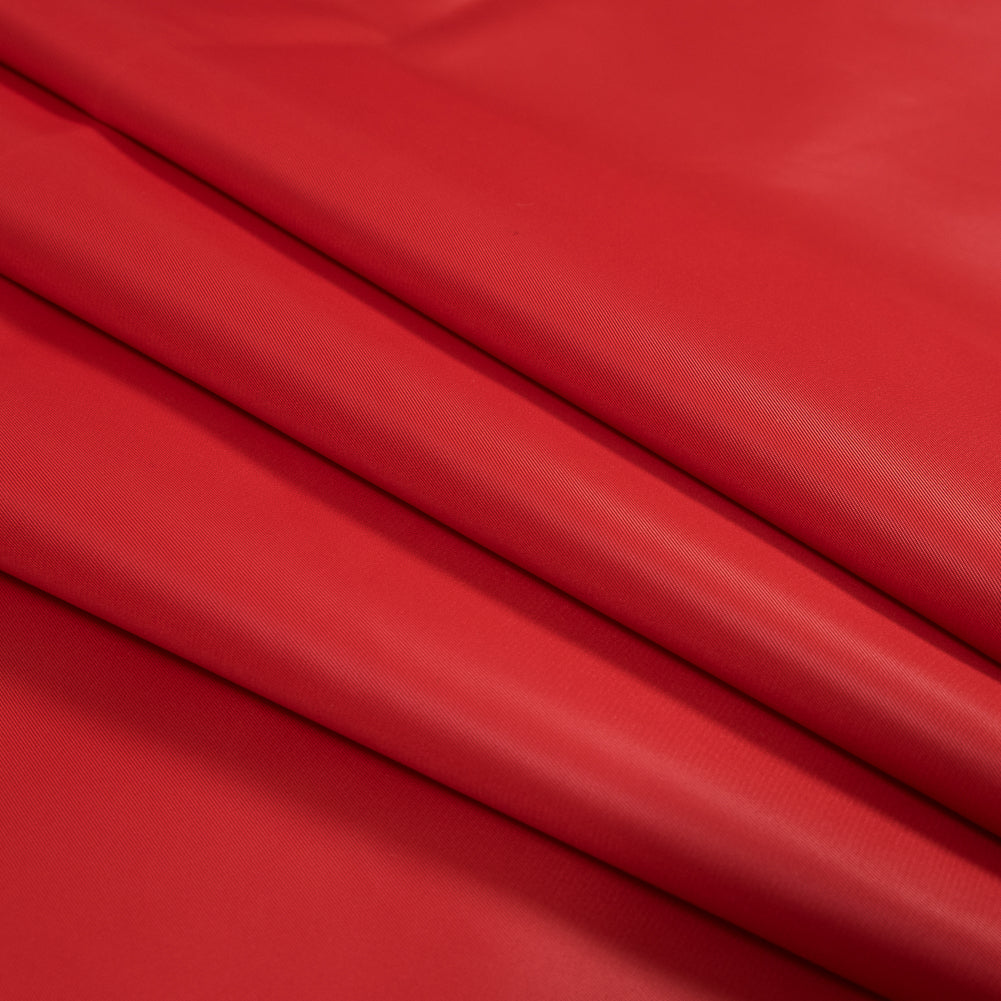 Water-Resistant Polyester Twill - Red - Fisher Collection Detail
