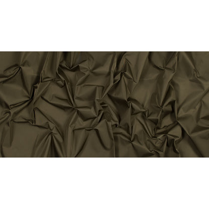 Water-Resistant Polyester Twill - Brown Olive - Fisher Collection Folded