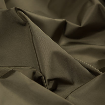 Water-Resistant Polyester Twill - Brown Olive - Fisher Collection Full