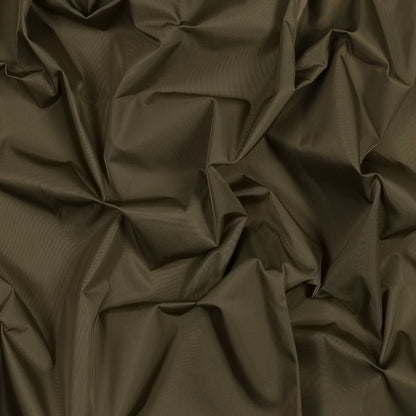 Water-Resistant Polyester Twill - Brown Olive - Fisher Collection