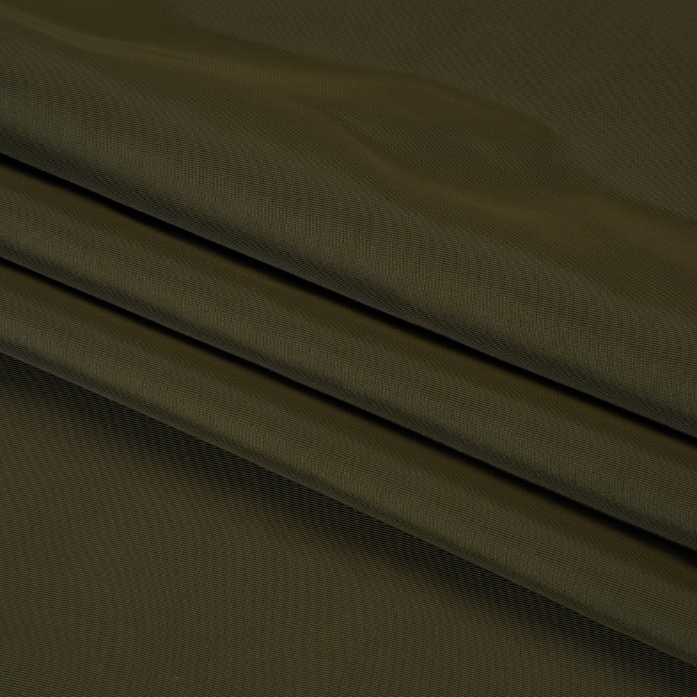 Water-Resistant Polyester Twill - Dark Olive - Fisher Collection - Folded