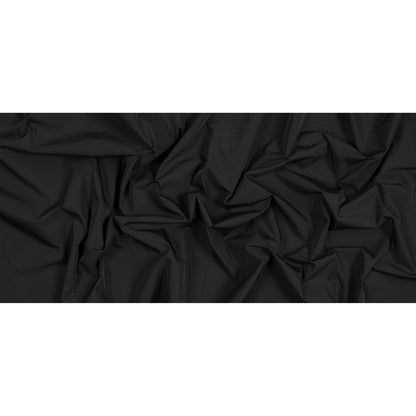 Water-Resistant Polyester Twill - Black - Fisher Collection Folded