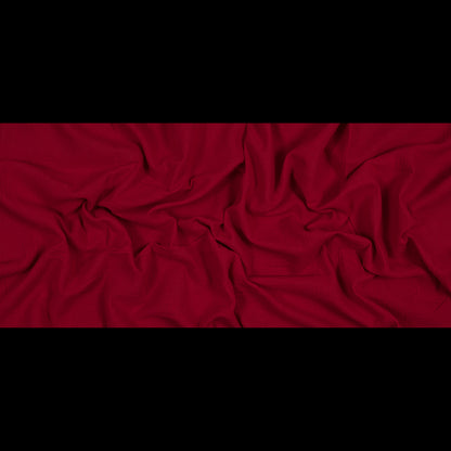 Double Cotton Gauze - True Red - Talamanca Collection Folded