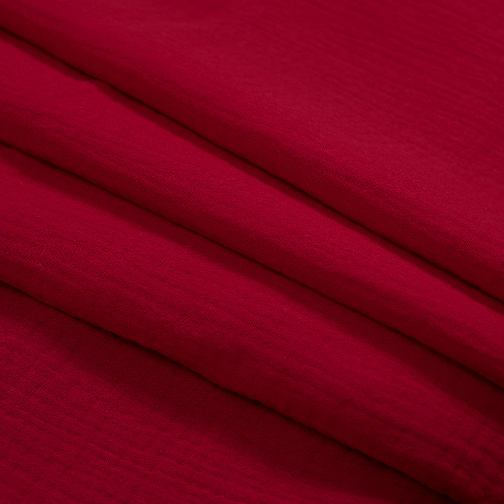 Double Cotton Gauze - True Red - Talamanca Collection Detail