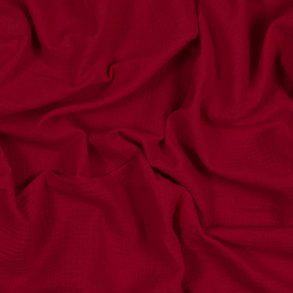 Double Cotton Gauze - True Red - Talamanca Collection