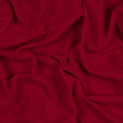 Double Cotton Gauze - True Red - Talamanca Collection
