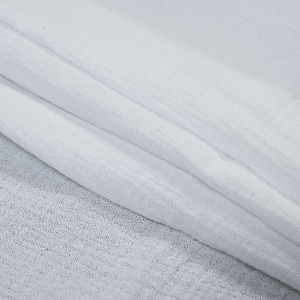 Double Cotton Gauze - White - Talamanca Collection Detail