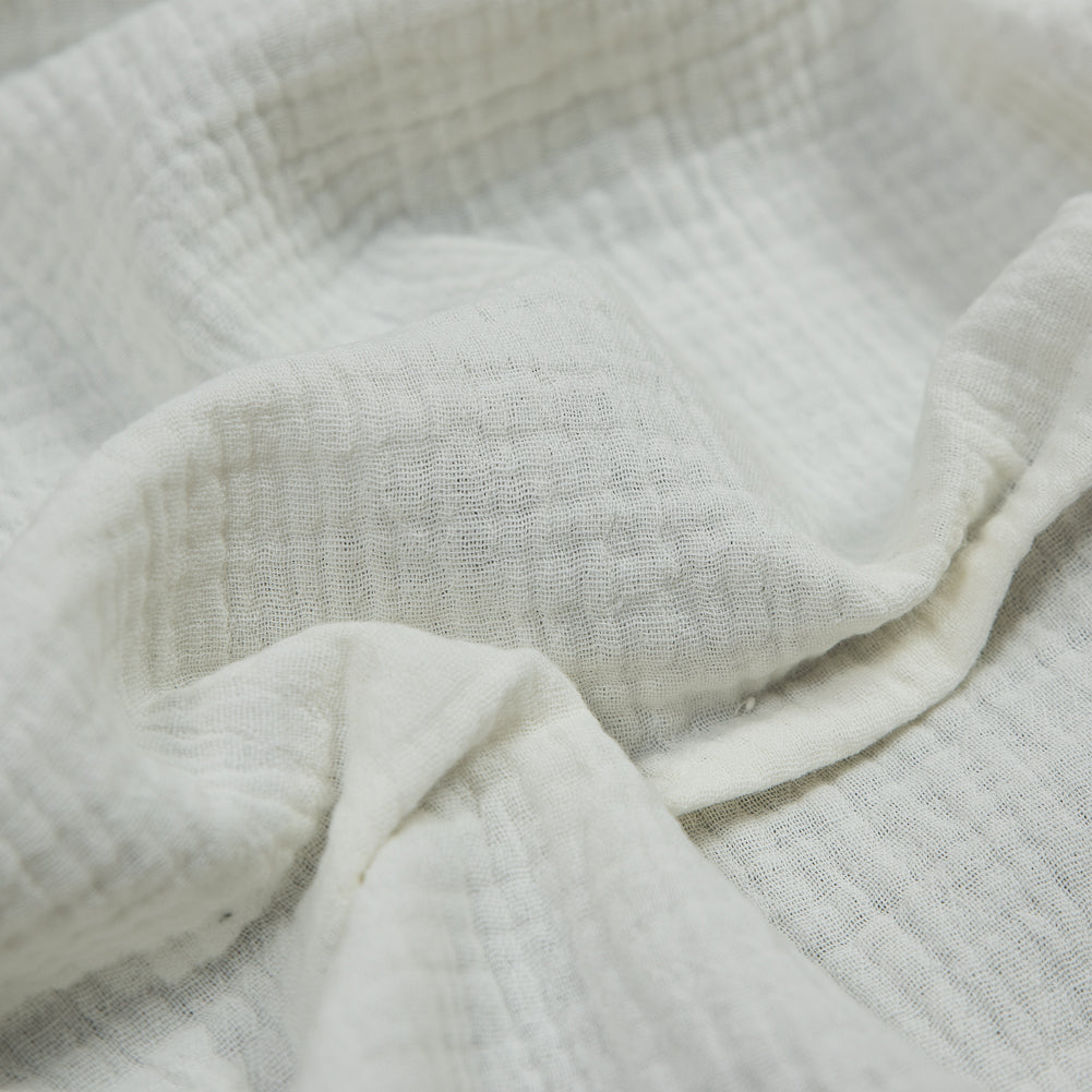 Double Cotton Gauze - Ivory - Talamanca Collection Full