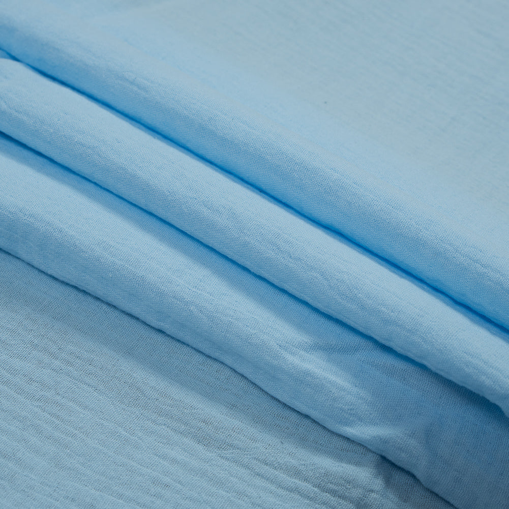 Double Cotton Gauze - Powder Blue - Talamanca Collection Detail