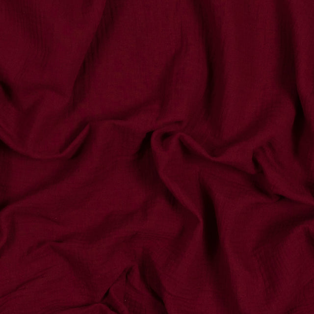 Double Cotton Gauze - Cranberry - Talamanca Collection