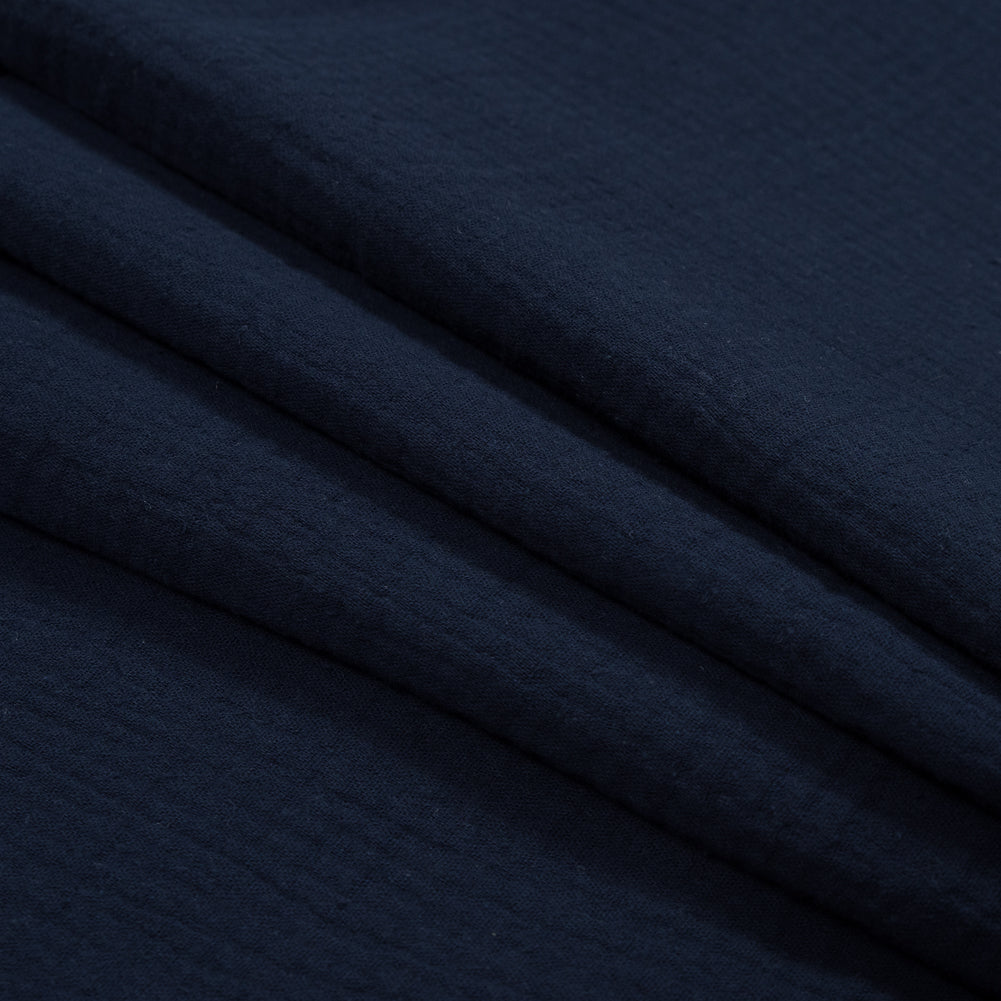 Double Cotton Gauze - Navy - Talamanca Collection Detail