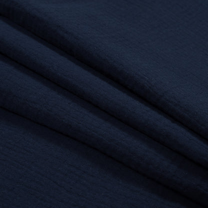 Double Cotton Gauze - Navy - Talamanca Collection Detail