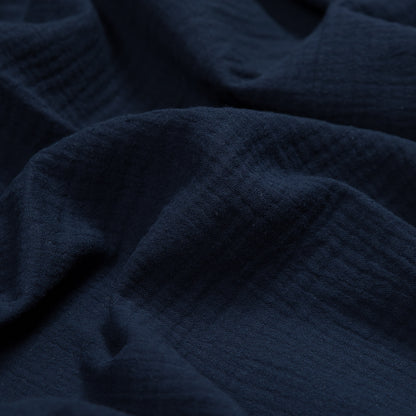 Double Cotton Gauze - Navy - Talamanca Collection Full