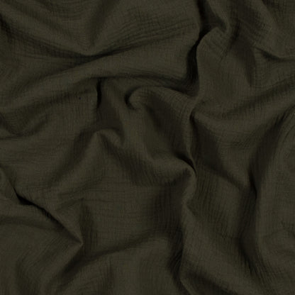 Double Cotton Gauze - Olive - Talamanca Collection