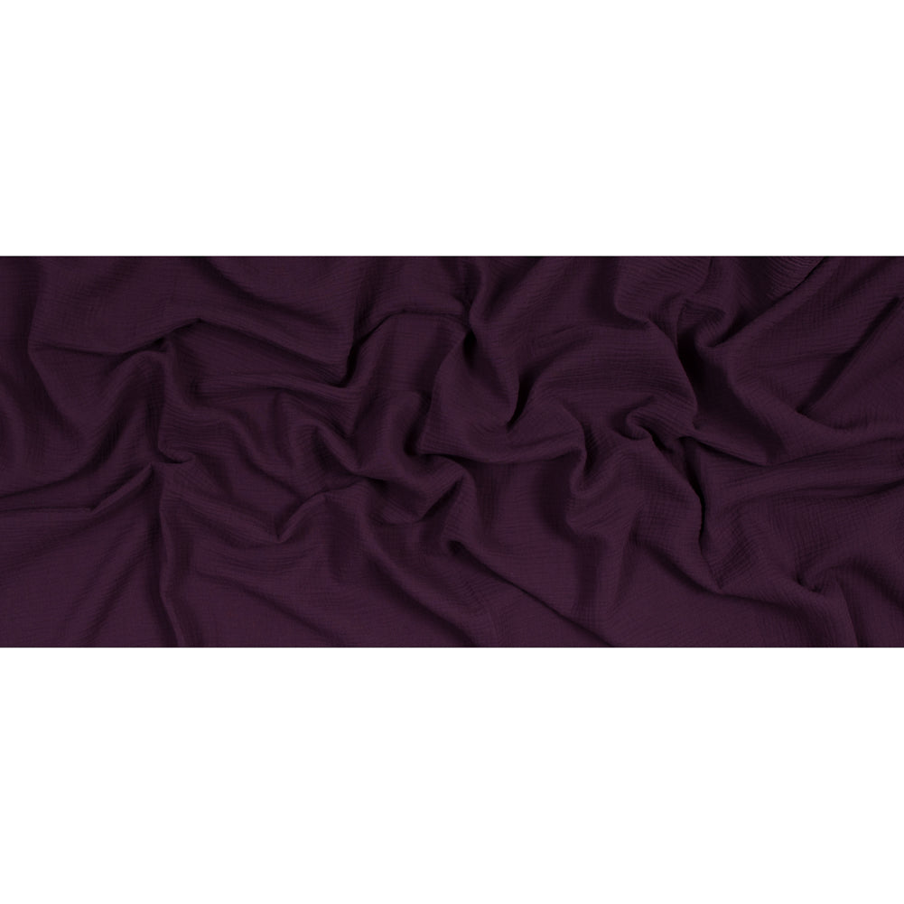 Double Cotton Gauze - Plum - Talamanca Collection Folded