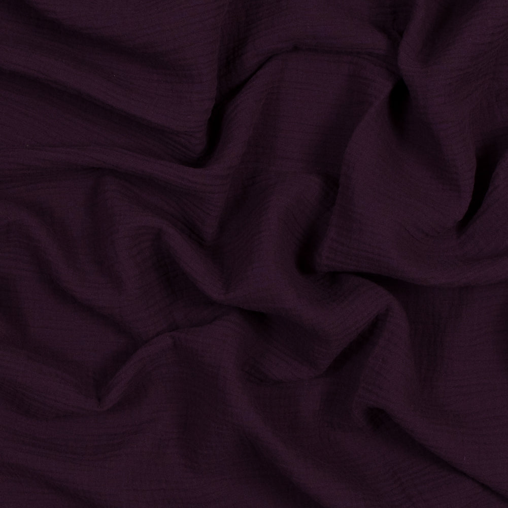 Double Cotton Gauze - Plum - Talamanca Collection