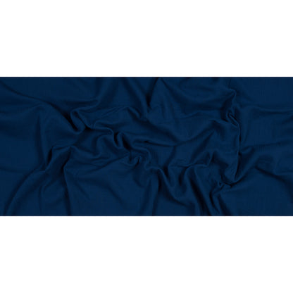 Double Cotton Gauze - Royal Blue - Talamanca Collection Folded