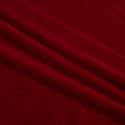 Stretch Velour - Scarlet - Persica Collection Detail