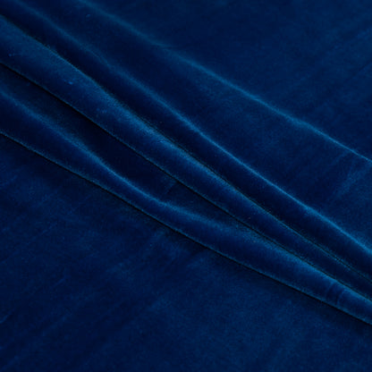 Stretch Velour - Brilliant Blue - Persica Collection Detail