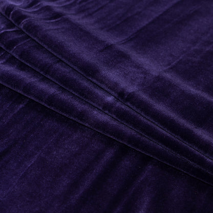 Stretch Velour - Purple - Persica Collection Detail