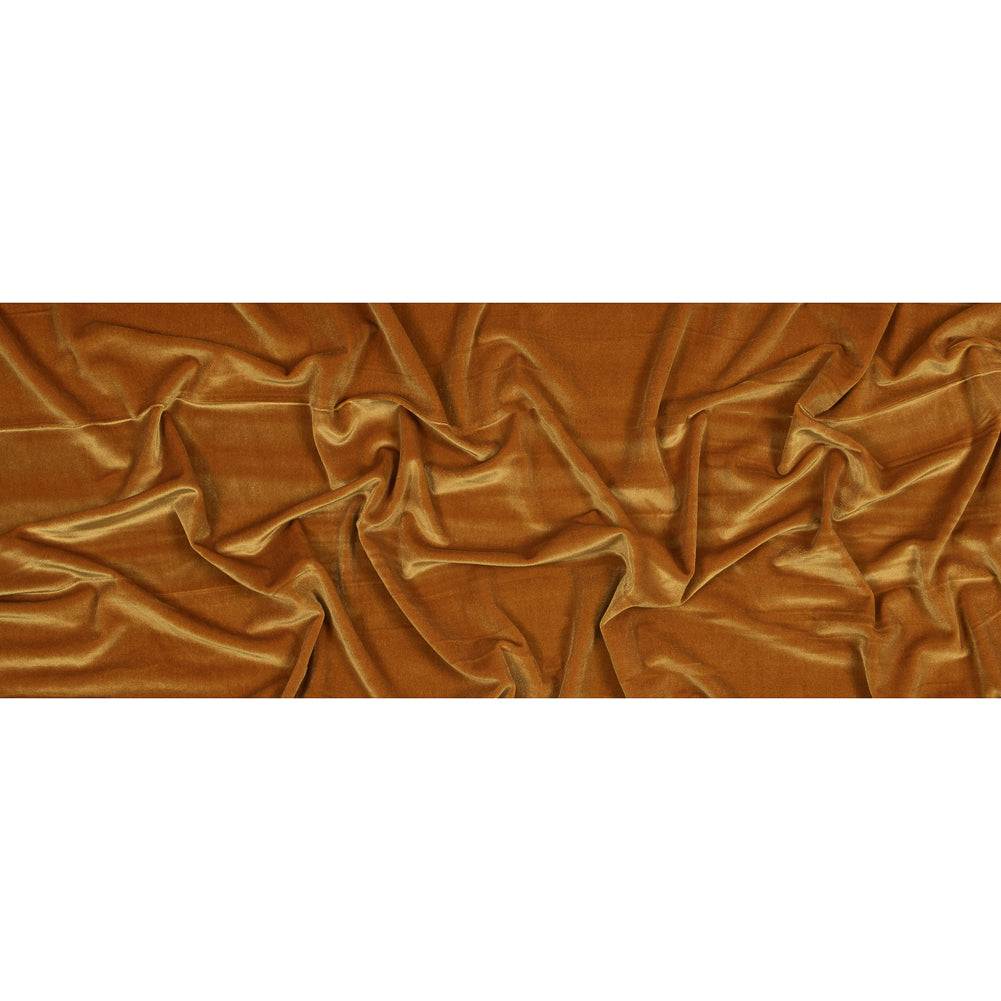 Stretch Velour - Honor Gold - Persica Collection Folded