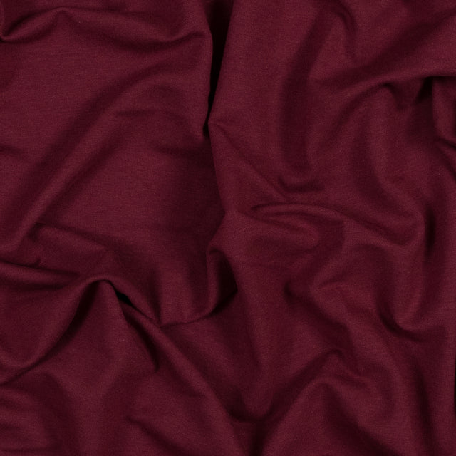Bamboo and Cotton Stretch Knit Fleece - Heretic Red - Jessamyn Collection