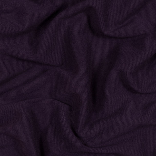 Plum Tubular Cotton Rib Knit