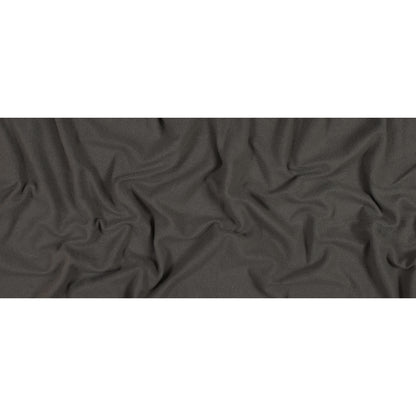 Cotton and Polyester Brushed Fleece - Charcoal Folded