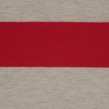 Red, Oatmeal and Gray Awning Striped Jersey Full