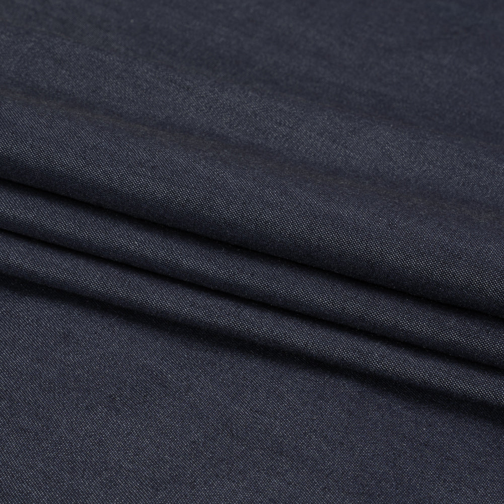 Indigo 6oz Hemp Denim Folded