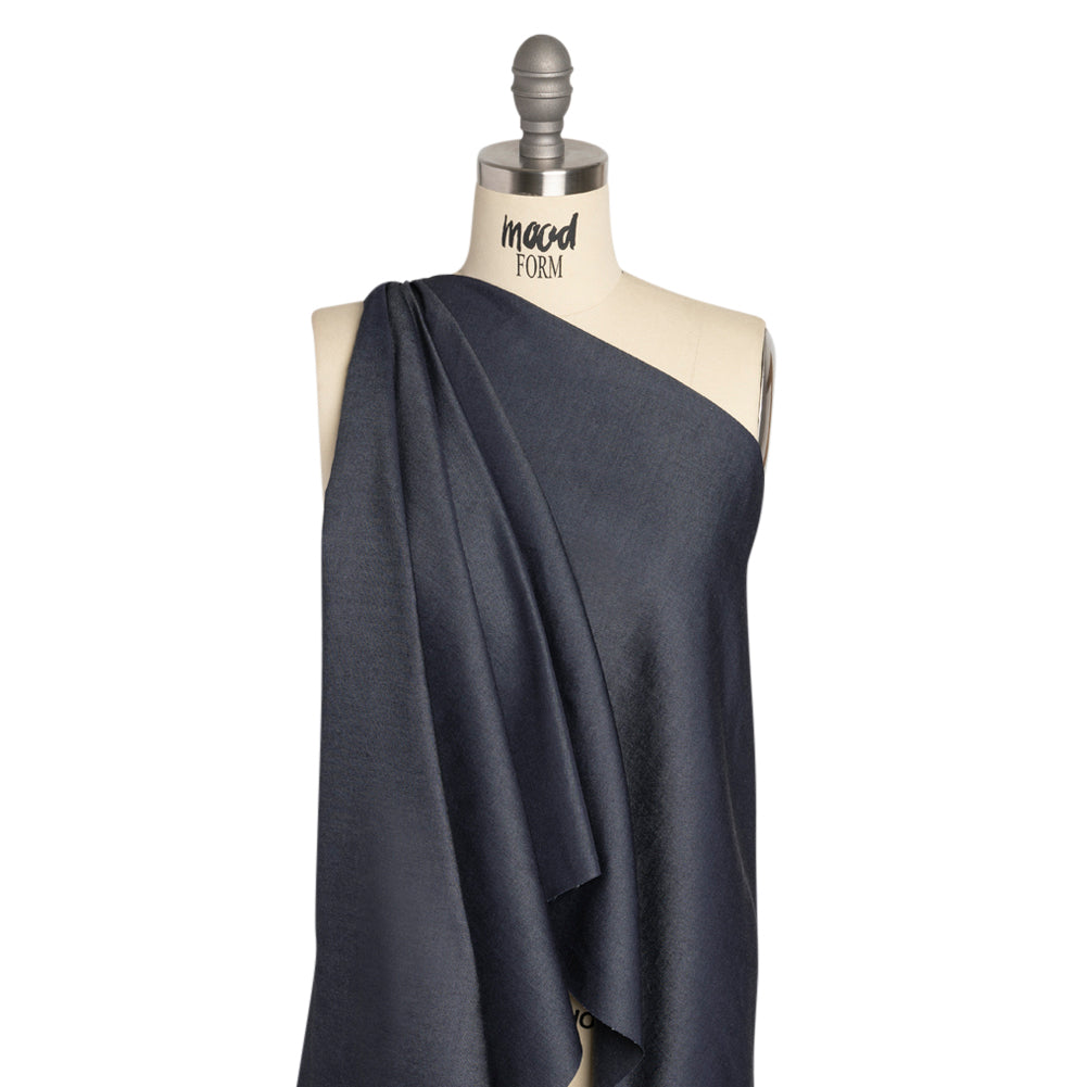 Indigo 6oz Hemp Denim Drape