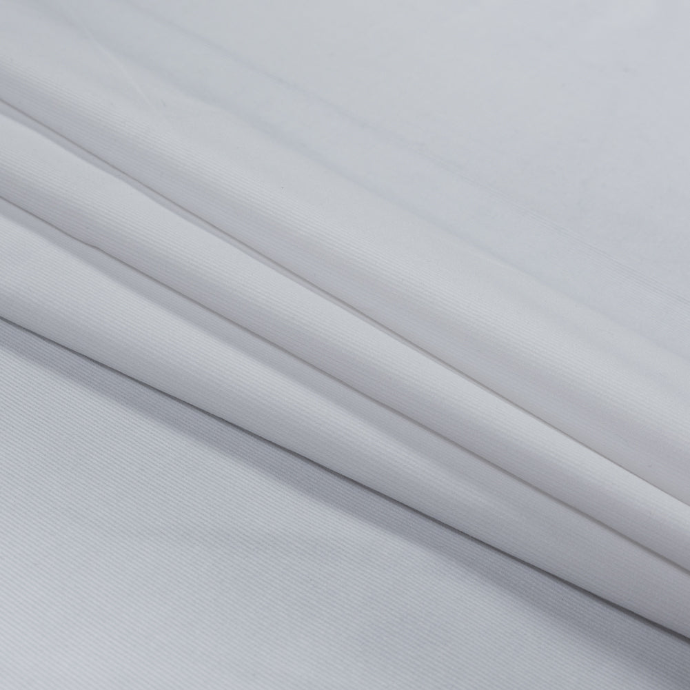 Featherwale Cotton Corduroy - Snow White - Dawn Collection Detail