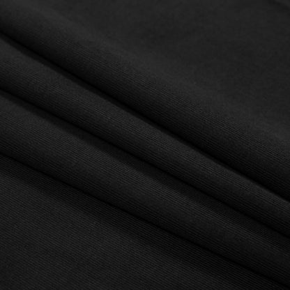 Featherwale Cotton Corduroy - Black - Dawn Collection Detail