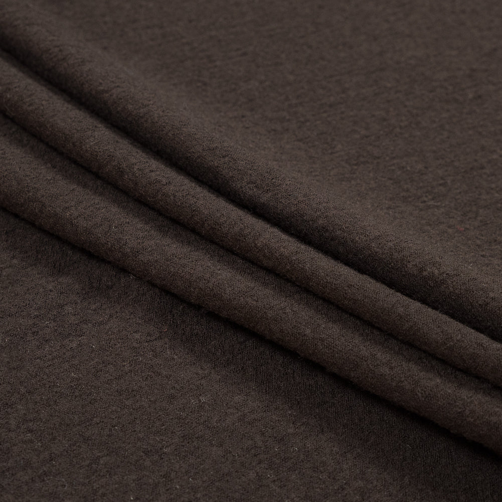 Brown Wool Sweater Knit Folded