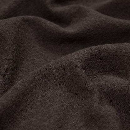 Brown Wool Sweater Knit Detail