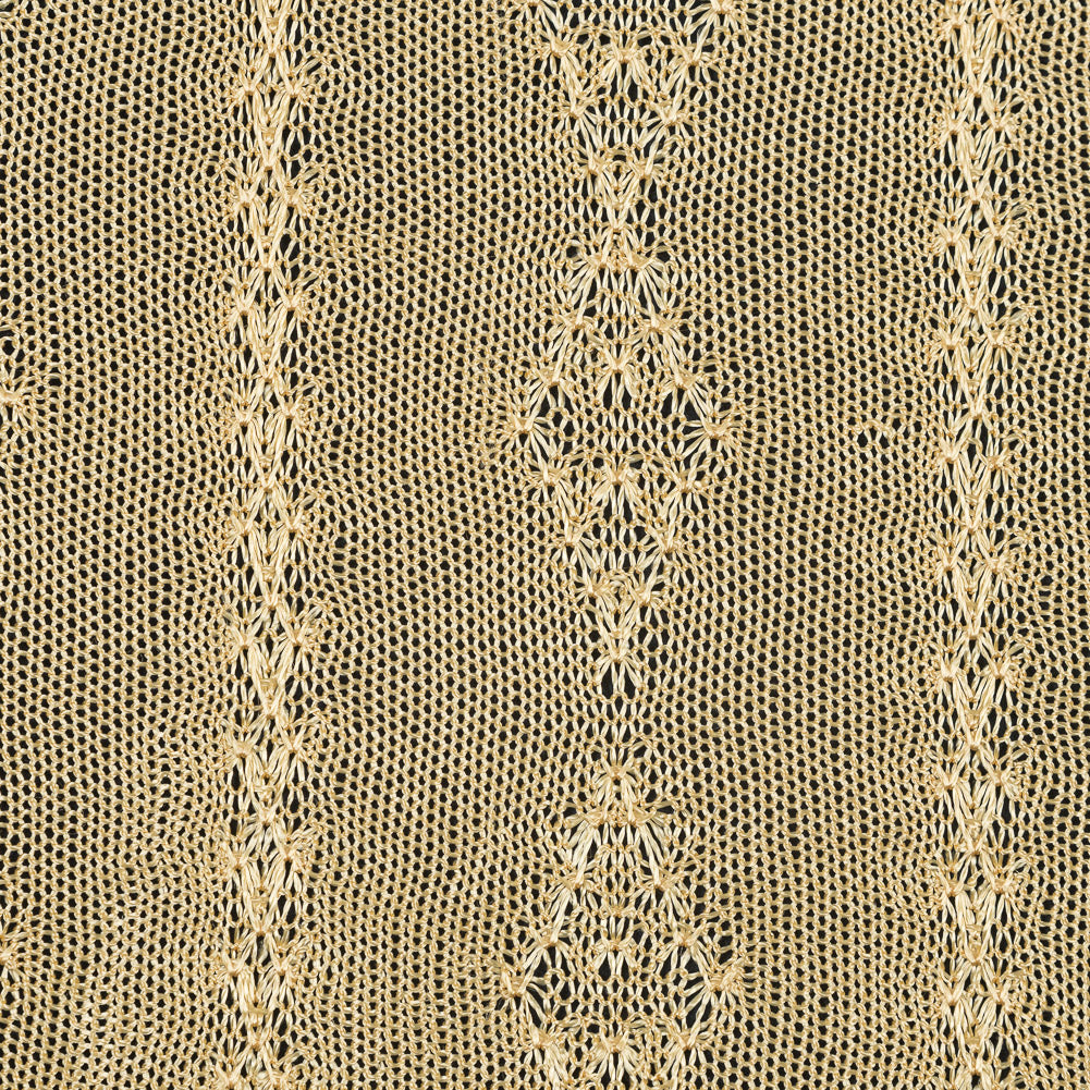 Luminous Gold Sweater Knit Detail