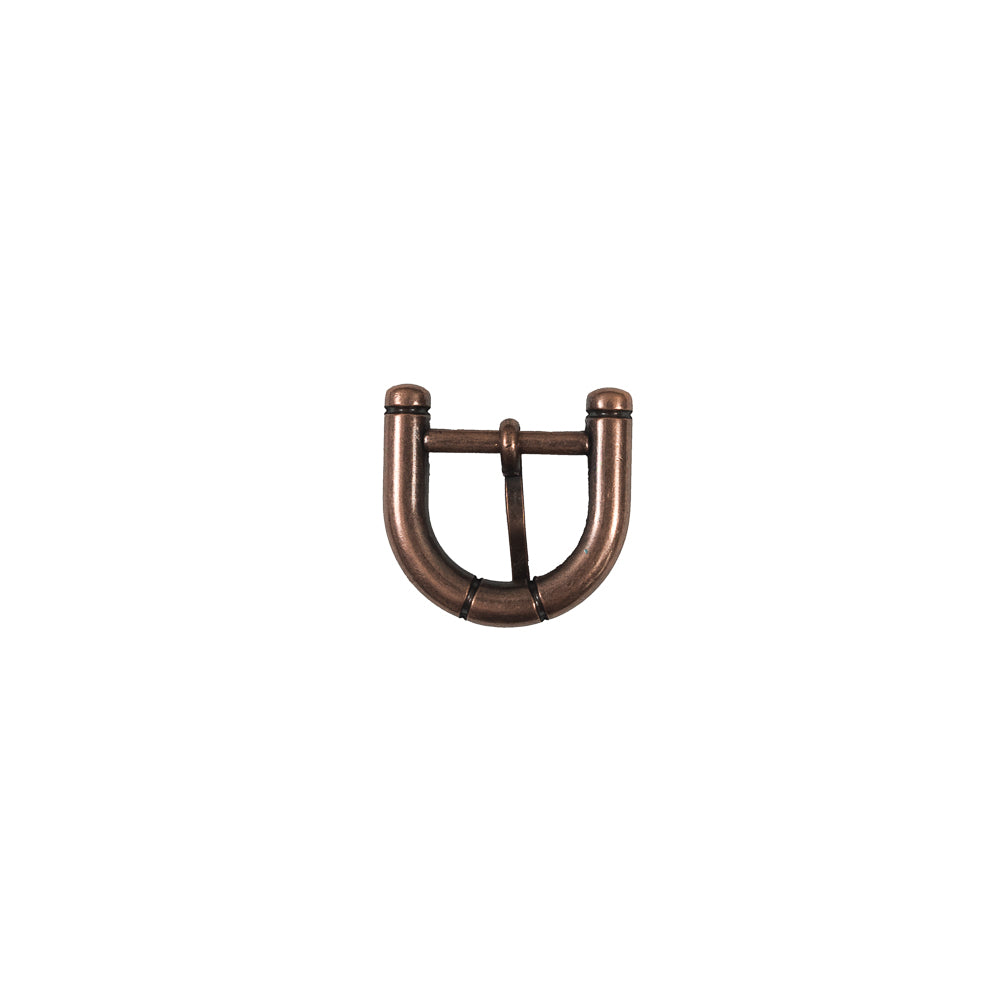 Copper Metal Buckle - 1" x 1" Detail