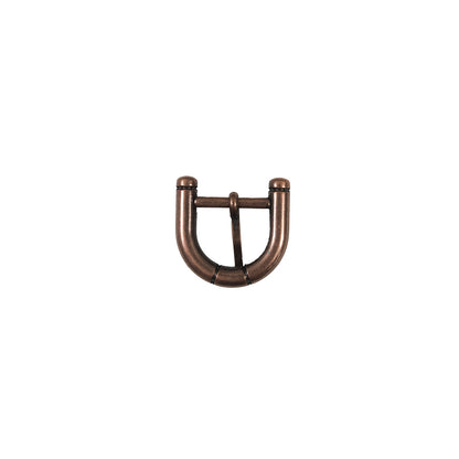 Copper Metal Buckle - 1" x 1" Detail