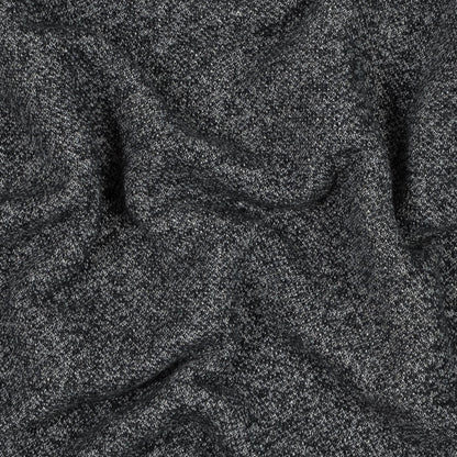 Thick Cotton French Terry - Heather Charcoal