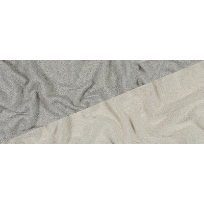 Thick Cotton French Terry - Salt and Pepper Folded
