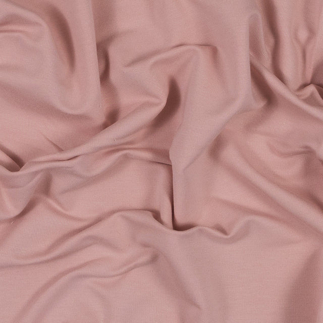 Bamboo Stretch French Terry - Mellow Rose - Emei Collection