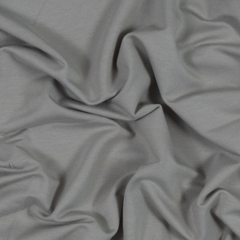 Bamboo Stretch French Terry - Grey Flint - Emei Collection