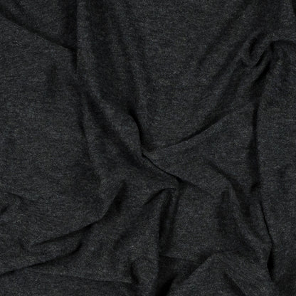 Bamboo and Merino Wool Jersey - Charcoal