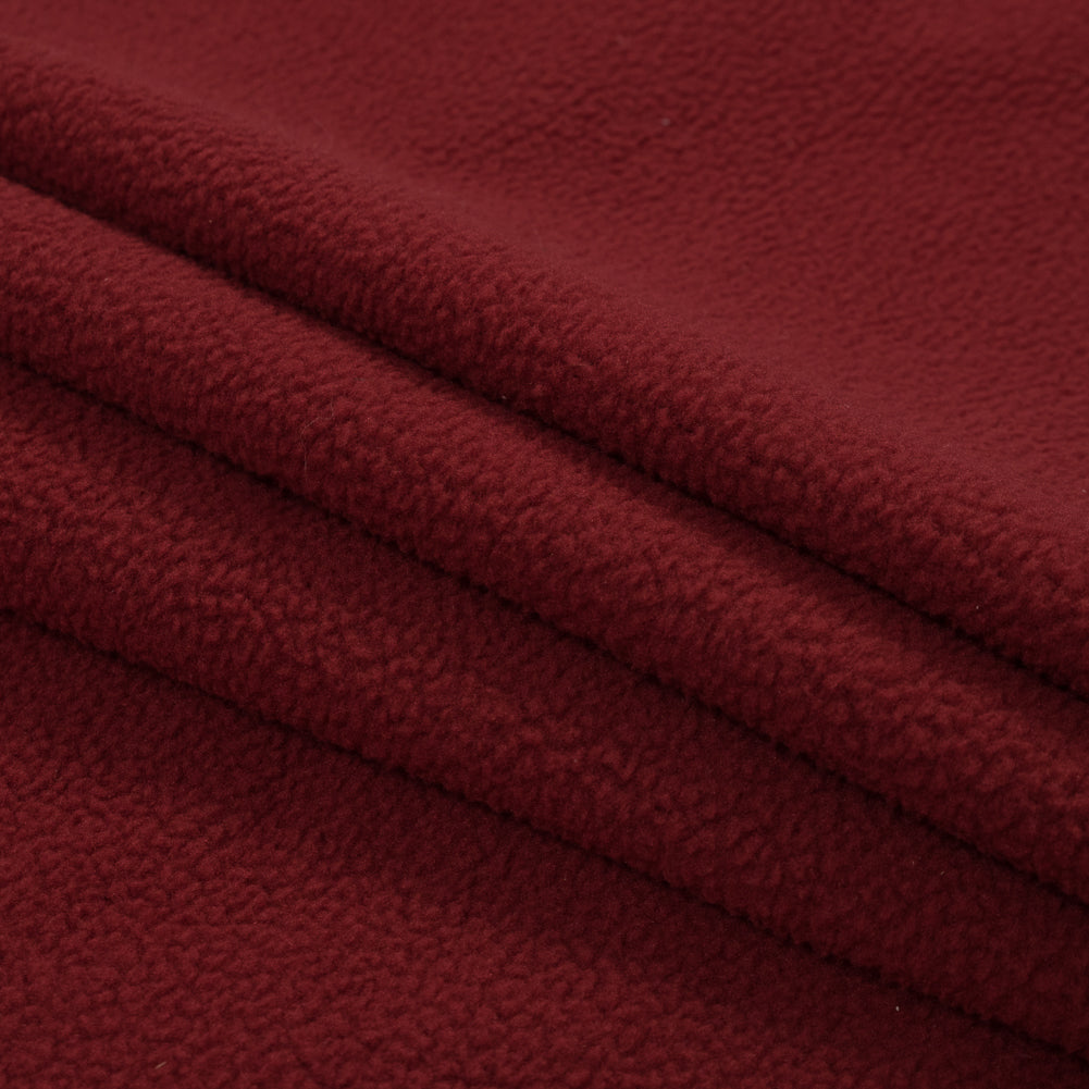 Merlot Heather Sherpa Fleece Detail