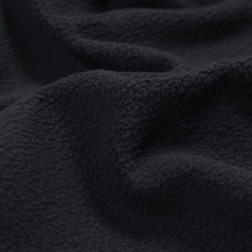 Graphite and Coal Heather Sherpa Fleece Full