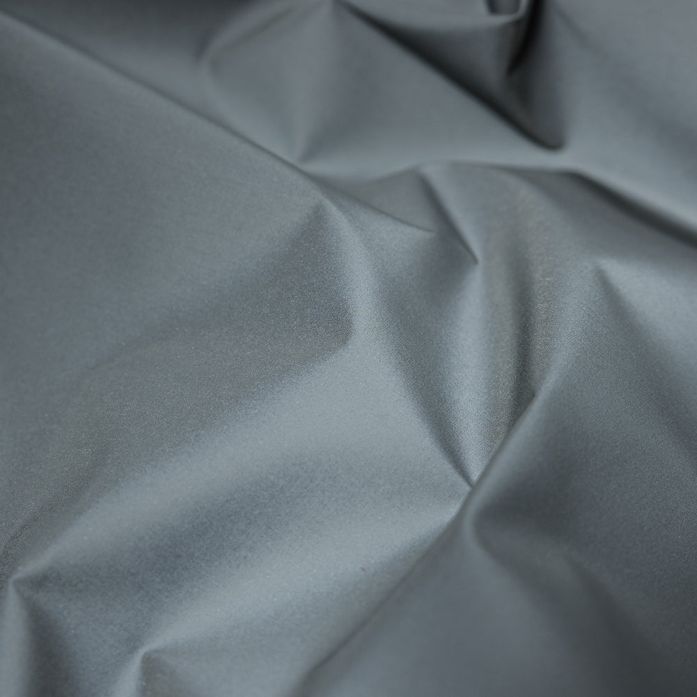Silver Cotton-Backed Reflective Fabric - Detail